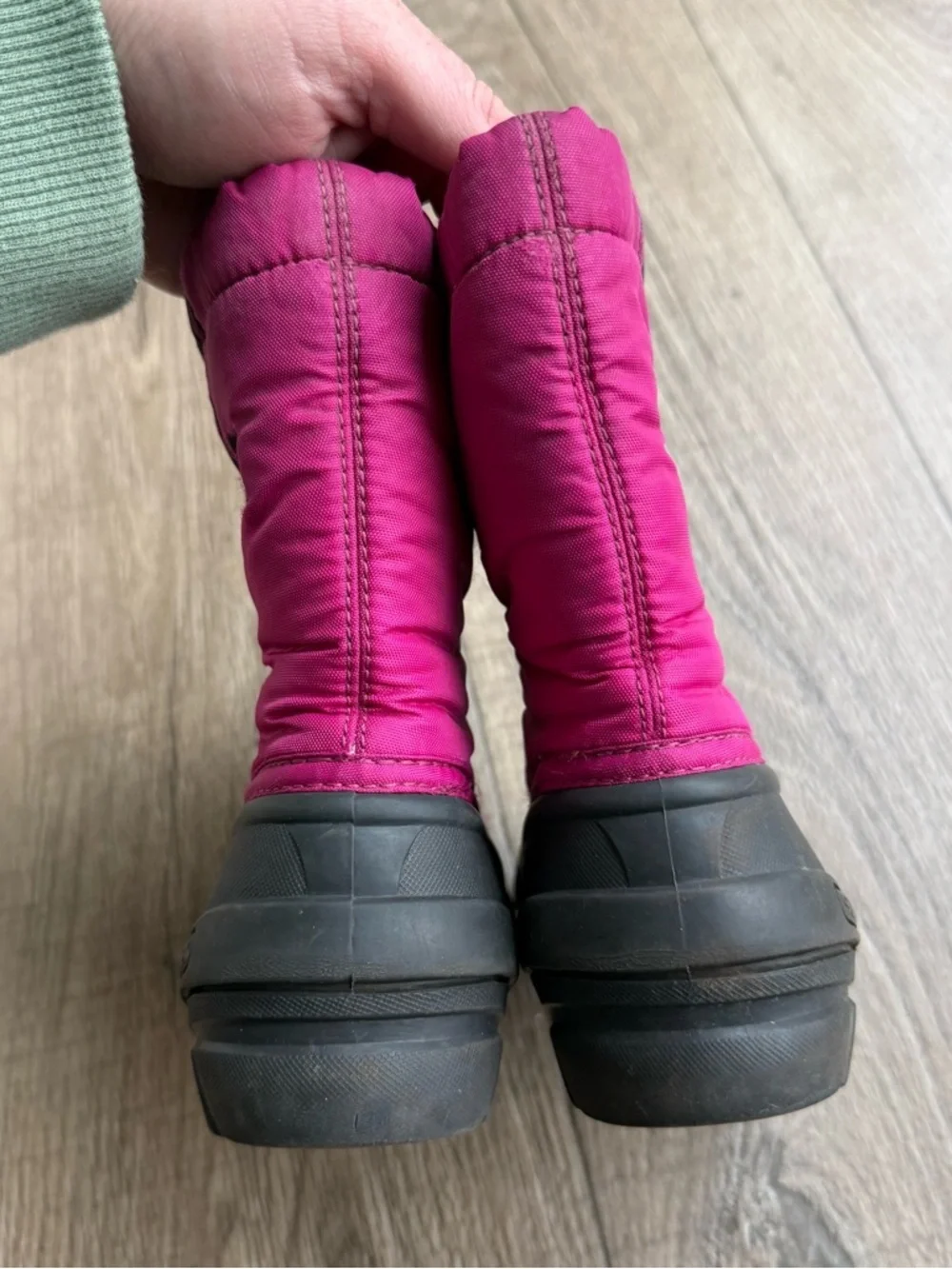Sorel Ona toddler 10C snow boots pink black winter waterproof
